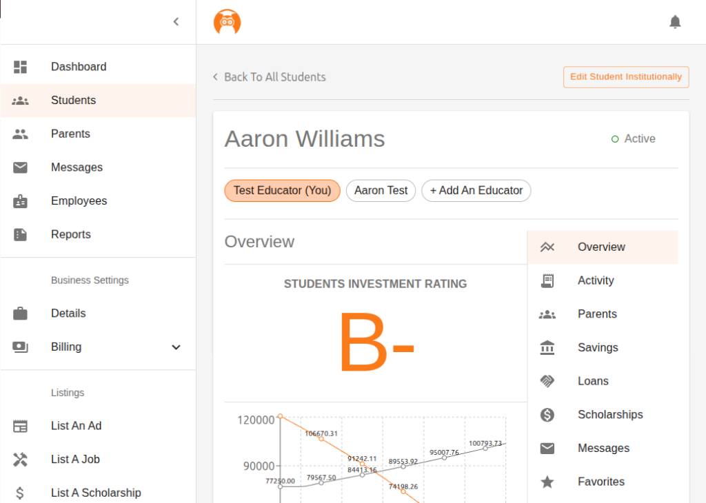 education-advisor-educator-dashboard Education Advisor Parent Dashboard
